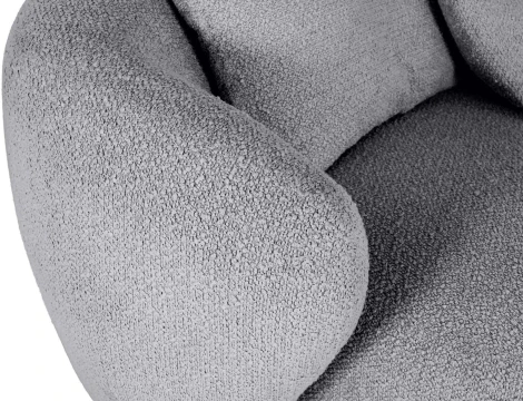 Диван Fabro ОГОГО (арт.861128), (Ткань,Букле/Темно-серый)