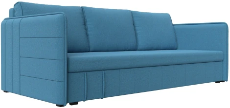 Диван прямой Слим (Голубой/Рогожка) Лига Диванов арт.121145