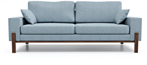 Диван Arsko прямой Хангель рогожка голубая