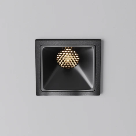 Встраиваемый светильник Maytoni Alfa LED DL043-01-10W3K-SQ-B-1 (220V)