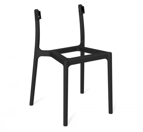 Стул Sheffilton SHT-S180 белый/черный/черный 4179116609