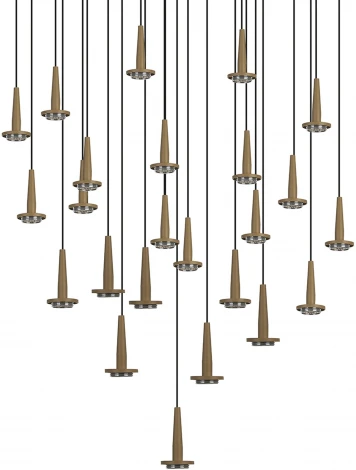 Подвесной светильник каскадный LED без плафона Mantra Andromeda 8937