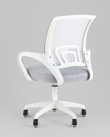 Кресло офисное TopChairs Simple SN серый пластик белый TopChairs УТ000042081