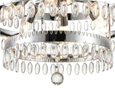 Подвесная люстра Vele Luce Breeze VL3263P06 (220V, на цепи, круглые)