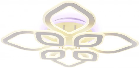 Потолочная люстра Ambrella Acrylica FA8844 (регулировка яркости, LED, 220V, пульт управления, цветы)