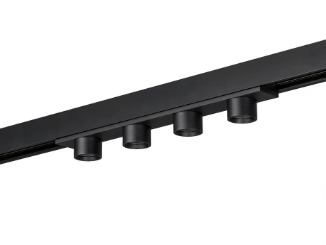 Трековый светильник светодиодный, магнитный, черный, 12Вт, 48V IP20 4000К Lumker SY-LINK SY-LINK-CE-BL-12-NW