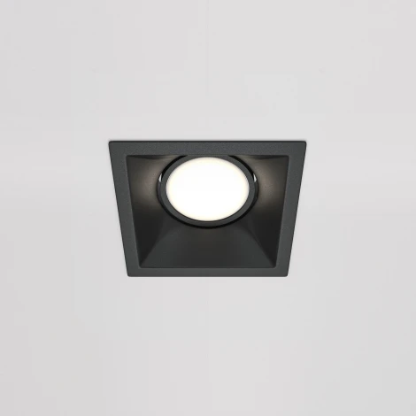 Встраиваемый светильник Dot GU10 1x50Вт Maytoni Technical DL029-2-01B (220V)