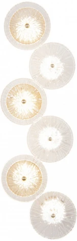 Бра светодиодное Arte Milano AM-1252B 6.1252B.D250.H700.LED G (220V, круглые)