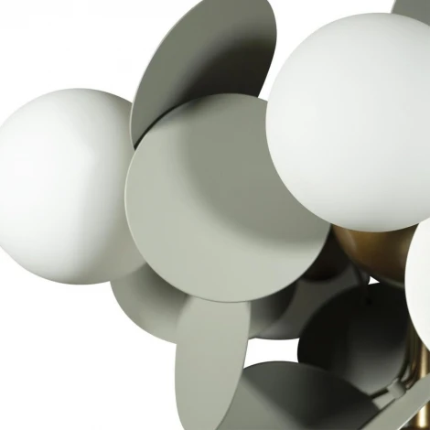 Подвесная люстра Loft It Matisse 10008/6 Grey (220V, на тросе, цветы, шарики)