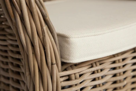 Кресло Secret De Maison MAISON (c подушкой) натуральный серый/natural grey (натуральный ротанг)