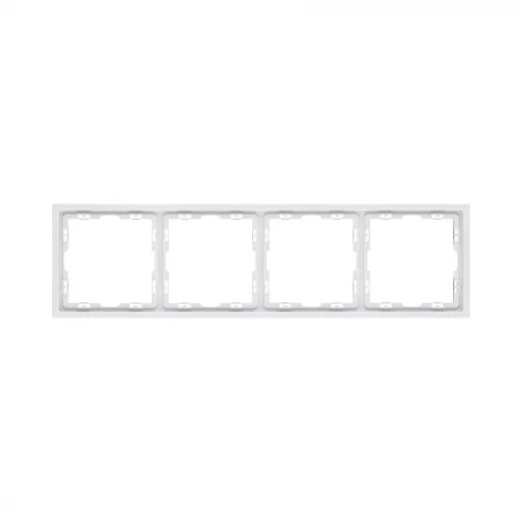 Рамка 4-постовая белый матовый Kollinger Eclipse EC4WH