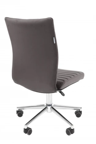 Офисное кресло Chairman 033 Россия ткань велюр T-55 серый