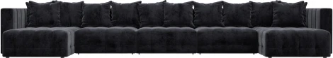 Диван П-образный Лига-052 НПБ МегаЛонг Лига Диванов (Велюр) арт.128866