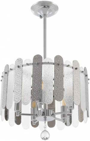 Подвесная люстра хрустальная на штанге Arte Milano Sorrento-3109 373109/5/350/390 CR (220V)