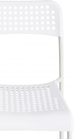 Обеденный стул Tetchair ADDE (Металл,Пластик/Белый) 19257