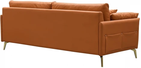 Диван ESF CALIFORNIA NAPPA SF002 (3-х местный) коричневый 6606/Кожа