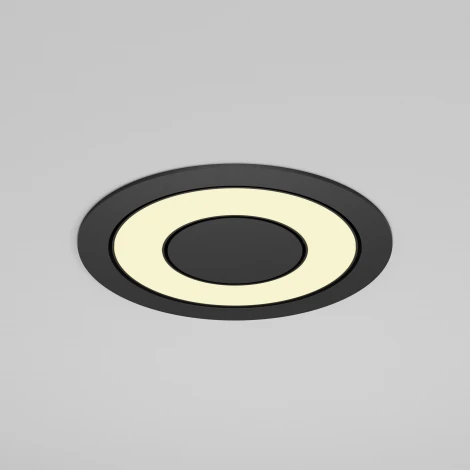 Встраиваемый светильник Maytoni Vector DL102-12W2.7K-B (LED, 220V, круглые)