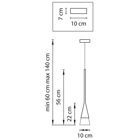 Подвесной светильник Lightstar Conicita 804117 (220V, на проводе, бокалы)