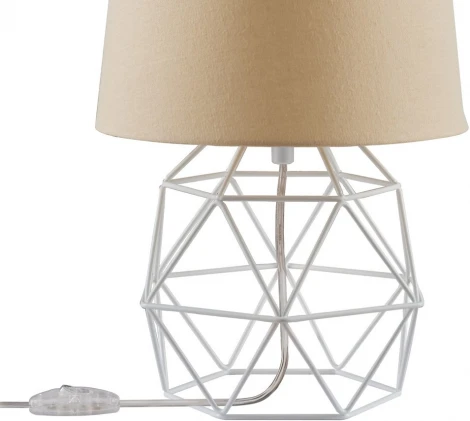 Настольная лампа 33 ИДЕИ TLL118.01.01WH-CO1.T002 (220V, выключатель)