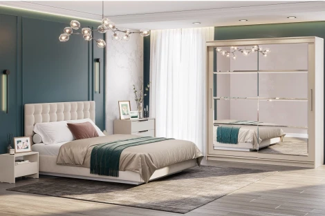 Шкаф Арника-купе №3 2,0м Меланж