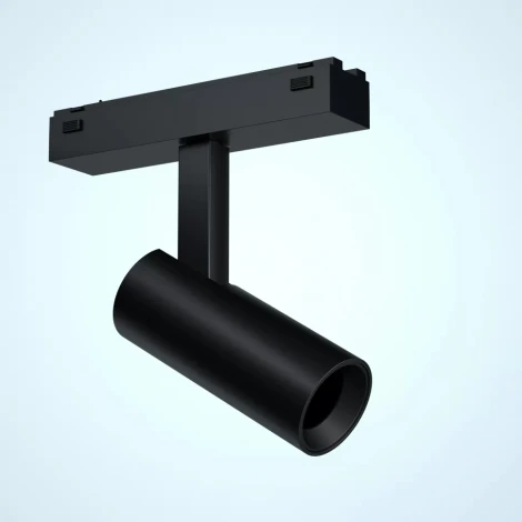 Трековый светильник магнитный 48V iLedex Vision48/25 SMART 4825-042-D34-8W-40DG-BK (регулировка яркости, управление смартфоном, умный дом - Алиса)