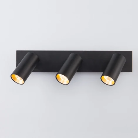 Спот Eurosvet Fleur 20066/3 LED черный/золото