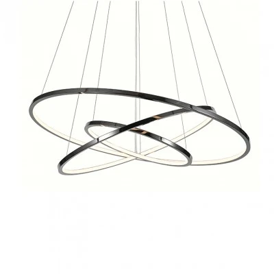 Подвесной светодиодный светильник ярусный Newport 15000 15303N/S black glossy (220V, на проводе, кольцо)