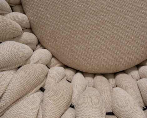 Набор 2 шт стул барный DOBRIN LEON (бежевая ткань (LAR 275-1))