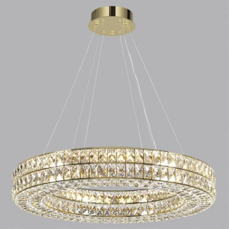 Подвесная люстра Odeon Light Panta 4926/85L золото/металл/хрусталь LED 85W 4000K 5074Лм