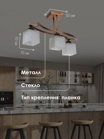 Потолочная люстра на штанге Мелодия Света SS1N 000027431