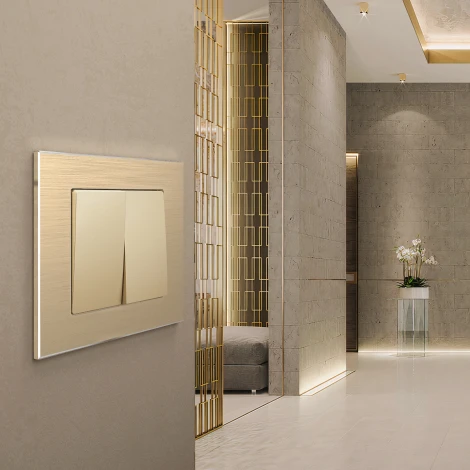 Рамка на 1 пост Aluminium (шампань) Werkel W0011711 (a052312)