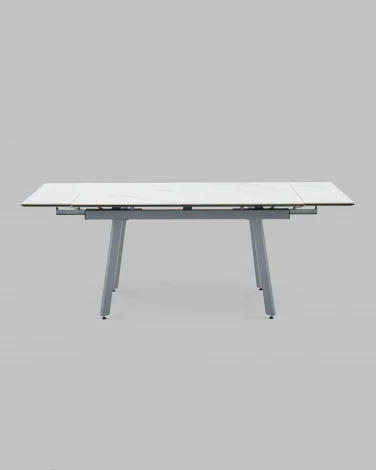 Стол Stool Group Тайл 140-200/85/75 Стол Stool Groupешница Snow white подСтол Stool Groupье металл серый УТ000041936