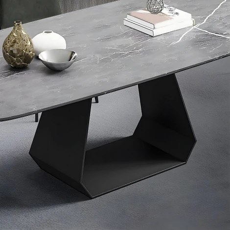 Стол обеденный Echo Haven Hesby (Металл/Серый) арт.HSBI_HTD0060_grey