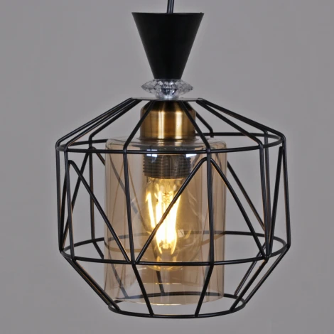 Подвесной светильник Reluce 01001-0.9-01 BK (220V, на проводе)