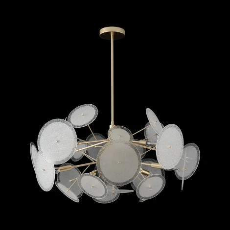 Потолочная люстра на штанге Crystal Lux DANDELION SP10 GOLD