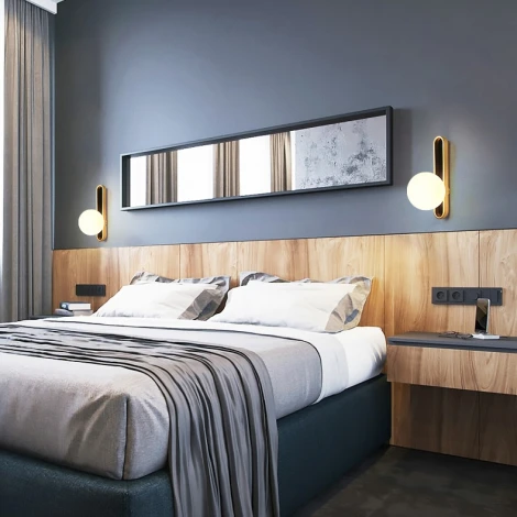 Настенный светильник (бра) Dixon White ImperiumLoft Dixon01 (133239-22) (220V, шар)