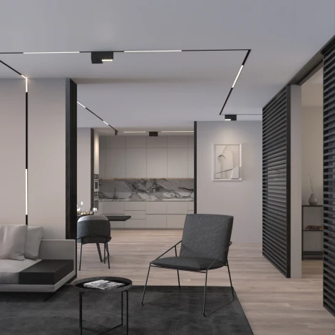 Трековый светильник магнитный Downlight Elektrostandard Slim Magnetic 85191/01 22W 4000K Mobi (LED, 48V)