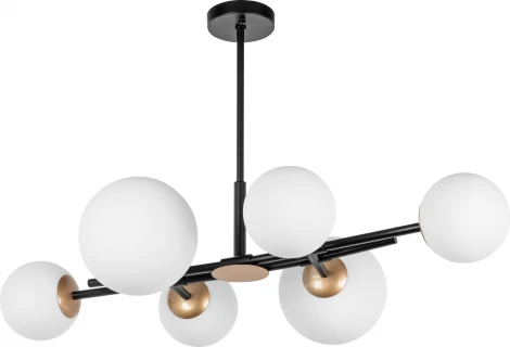 Потолочная люстра на штанге Croco 815460 (220V, шар, шарики)