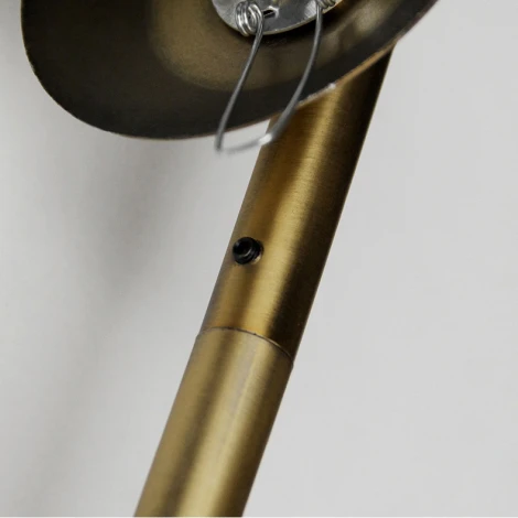 Подвесной реечный светильник Hoop L90 Латунь ImperiumLoft Hoop L (101675-26) (220V, на проводе, шарики)