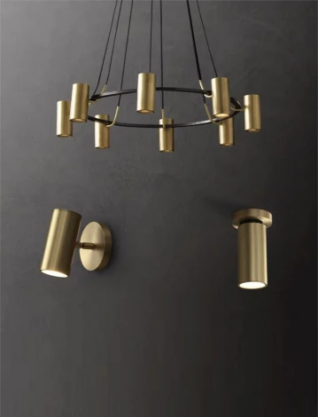 Спот iLamp Plum 8861C BR-BK (220V)