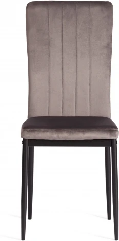 Обеденный стул Tetchair VERTER (Металл,Вельвет/Темно-серый,Черный)