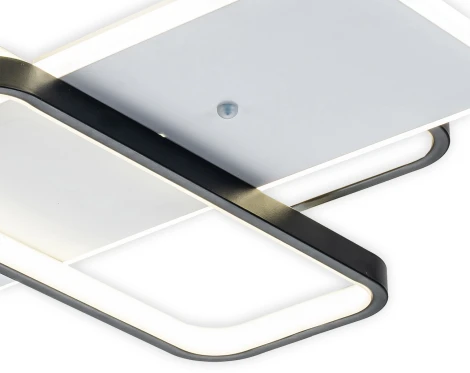 Потолочная люстра Escada Space 10215/S LED*85W White/Black LED (регулировка яркости, 220V, пульт управления)