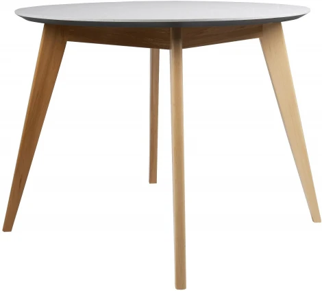 Стол R-Home Лунд круглый д.960 Мрамор Бьянко