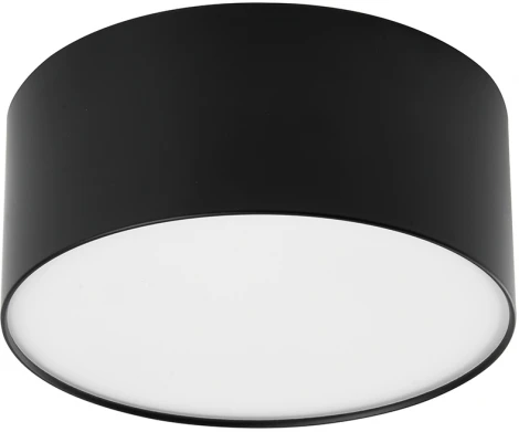 Потолочный светильник круглый светодиодный Feron AL200 48077 20W, 1400Lm, черный (4000К) “Simple matte” (220V, круглые)