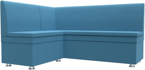 Диван кухонный угловой Уют левый угол (Голубой/Рогожка) Лига Диванов арт.124134L