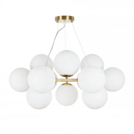 Подвесная люстра MyFar Aerton MR2943-12P (220V, на тросе, шарики)
