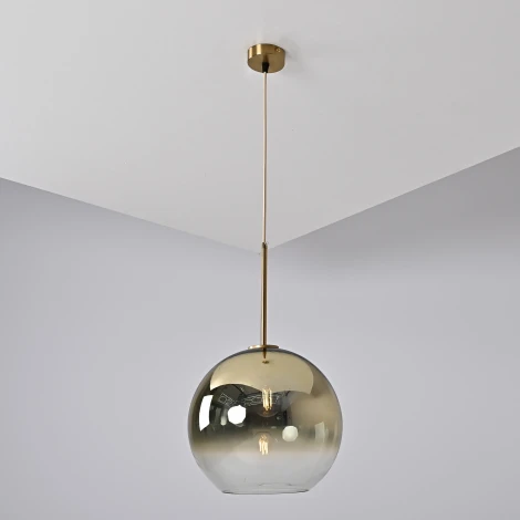 Подвесной светильник Passage One D30 Gold By ImperiumLoft Passage-One01 (220V, на проводе, шар)