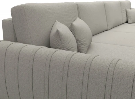 Диван П-образный Лига-057 НПБ Лонг Лига Диванов (Рогожка) арт.129321