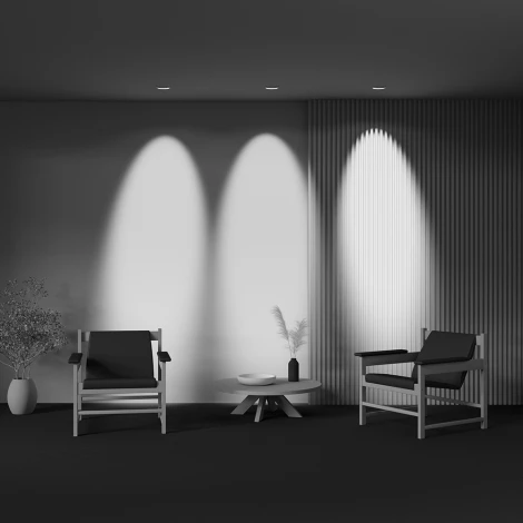 Встраиваемый светильник Maytoni Lens DL105-12W4K-W