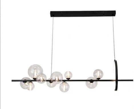Подвесной светильник Alfa Light F4324-18 (220V, на проводе, шарики, кольцо)